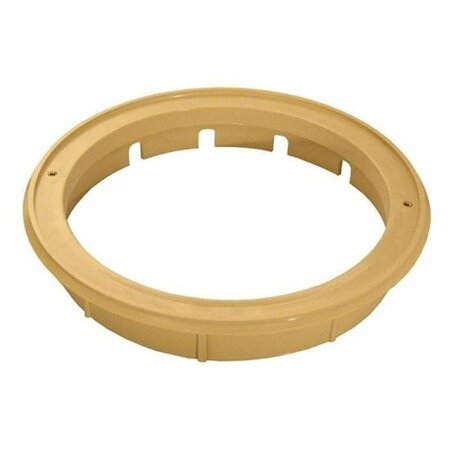 POWERHOUSE Pool Skimmer Gunite Mounting Ring with Insert - Beige PO2770119